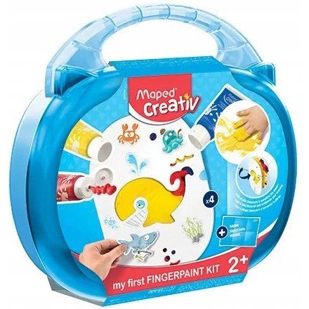 Farby do malowania palcami WALIZKA 907004 CREATIV MAPED Farby do malowania palcami WALIZKA 907004 CREATIV MAPED