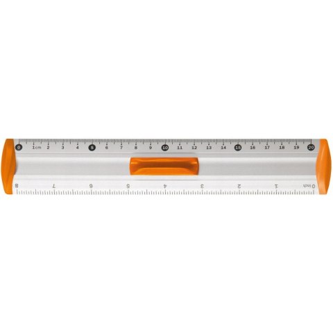 Linijka aluminiowa 20cm uchwyt pomarańczowy BL040-PB TETIS Linijka aluminiowa 20cm uchwyt pomarańczowy BL040-PB TETIS