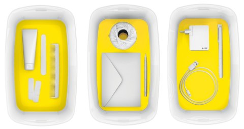 MyBox mały z pokrywką, biało-żółty LEITZ 52291016 MyBox mały z pokrywką, biało-żółty LEITZ 52291016