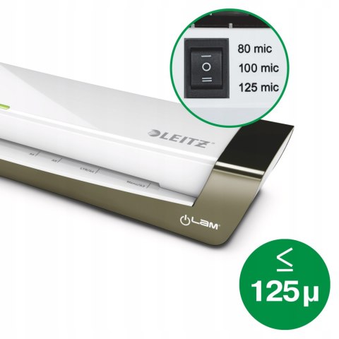 Laminator iLam OFFICE A3 230V srebrny 72530084 LEITZ Laminator iLam OFFICE A3 230V srebrny 72530084 LEITZ