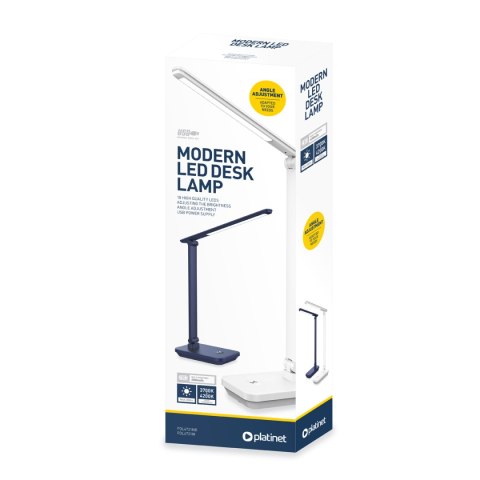 Lampka biurkowa led PLATINET biała 5W z akumulatorem 6000mAh (45240) Lampka biurkowa led PLATINET biała 5W z akumulatorem 6000mAh (45240)
