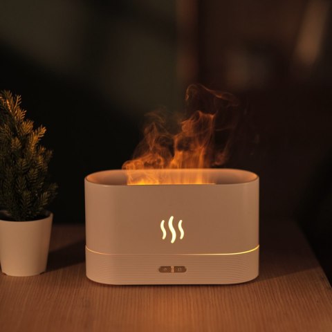 Nawilżacz powietrza PLATINET FLAME AROMA biały 180ml 4,5W (46110) Nawilżacz powietrza PLATINET FLAME AROMA biały 180ml 4,5W (46110)