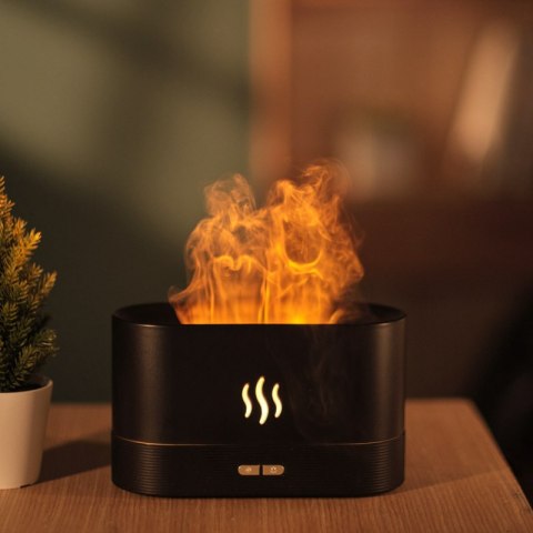 Nawilżacz powietrza PLATINET FLAME AROMA czarny 180ml 4,5W (46109) Nawilżacz powietrza PLATINET FLAME AROMA czarny 180ml 4,5W (46109)