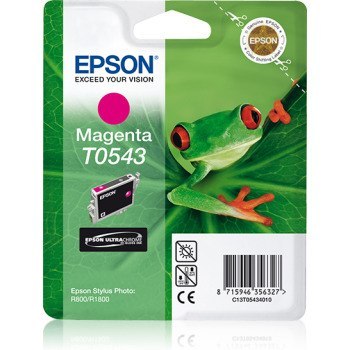 Tusz EPSON (T0543/C13T05434010) purpurowy 400str Stylus Photo 800/1800 Tusz EPSON (T0543/C13T05434010) purpurowy 400str Stylus Photo 800/1800