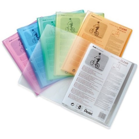 Album ofertowy A4 20kieszeni rózowy DCF242P CLEAR PENTEL RECYCOLOGY Album ofertowy A4 20kieszeni rózowy DCF242P CLEAR PENTEL RECYCOLOGY