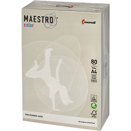 Papier ksero A4 80g MAESTRO COLOR GR21 Trendy szary Papier ksero A4 80g MAESTRO COLOR GR21 Trendy szary
