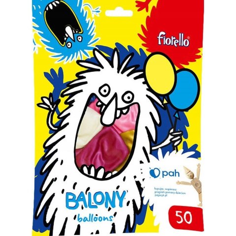 Balon 10" metalizzowany fioletowy Fiorello100szt.170-2636 Balon 10" metalizzowany fioletowy Fiorello100szt.170-2636