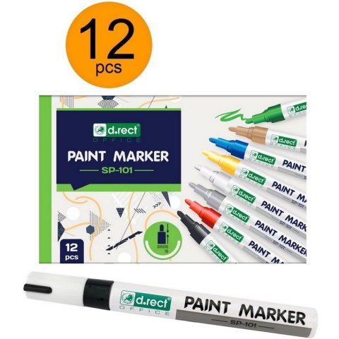 Marker D.RECT SP-101 olejowy czarny 206002 Marker D.RECT SP-101 olejowy czarny 206002