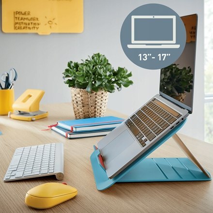 Podstawka pod laptopa Ergo Cosy niebieska 64260061 LEITZ Podstawka pod laptopa Ergo Cosy niebieska 64260061 LEITZ