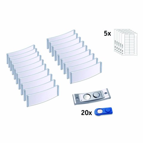 Dentyfikatory imienne POLAR20 68x22mm (20 sztuk) stal nierdzewna POL20MA66-20DR Dentyfikatory imienne POLAR20 68x22mm (20 sztuk) stal nierdzewna POL20MA66-20DR