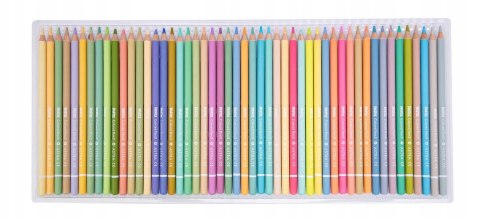 Kredki pastelowe okrągłe grafit XXL 4mm 50 kolorów 312121004 ASTRA Kredki pastelowe okrągłe grafit XXL 4mm 50 kolorów 312121004 ASTRA