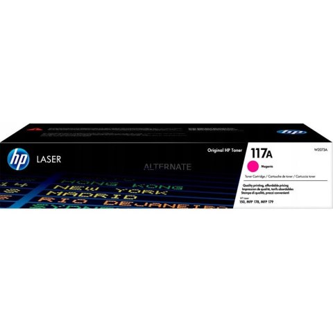 Toner HP 117A (W2073A) purpurowy 700str Toner HP 117A (W2073A) purpurowy 700str