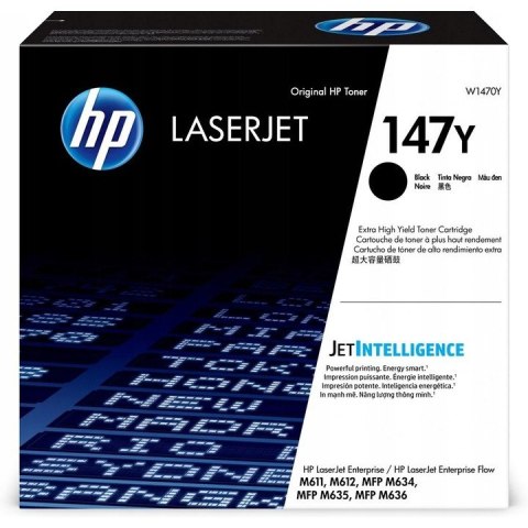 Toner HP 147Y (W1470Y) czarny 42000str Toner HP 147Y (W1470Y) czarny 42000str