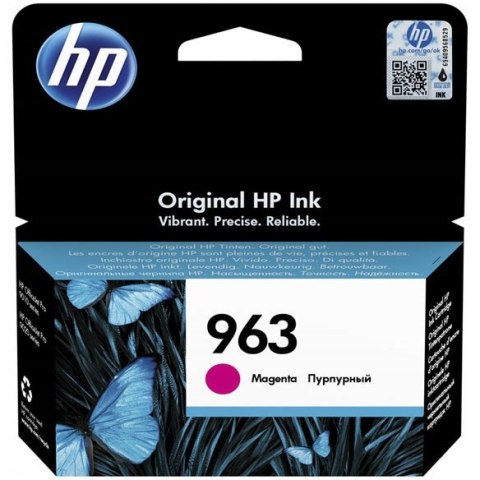 Tusz HP 963 (3JA24AE) purpurowy 700str Tusz HP 963 (3JA24AE) purpurowy 700str