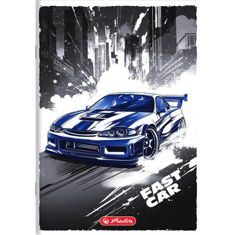 Zeszyt A5 16k kratka FAST CAR 400196833 HERLITZ