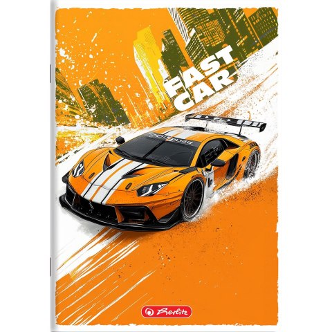 Zeszyt A5 16k kratka FAST CAR 400196833 HERLITZ