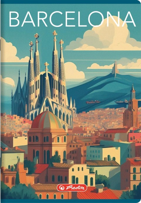 Zeszyt A5 60k kratka z marginesem RETRO CITY 400196845 HERLITZ