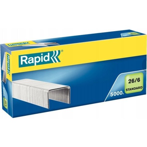 Zszywki 26/6 Standard (5000szt) 24861800 RAPID Zszywki 26/6 Standard (5000szt) 24861800 RAPID