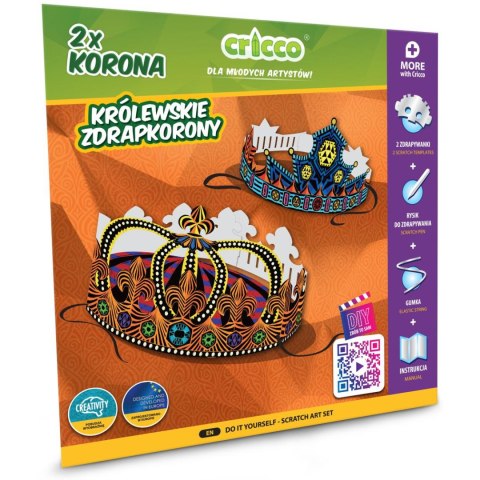 Zestaw ZRÓB TO SAM CRICCO królewskie zdrapkorony CR132/A Zestaw ZRÓB TO SAM CRICCO królewskie zdrapkorony CR132/A