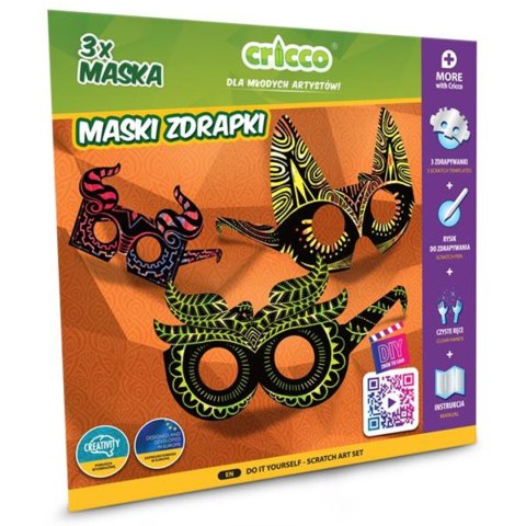 Zestaw ZRÓB TO SAM CRICCO maski zdrapki CR131 Zestaw ZRÓB TO SAM CRICCO maski zdrapki CR131