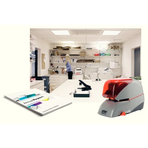Zszywacz elektryczny Supreme 5080e srebrny 80 kartek RAPID 20993411 Zszywacz elektryczny Supreme 5080e srebrny 80 kartek RAPID 20993411