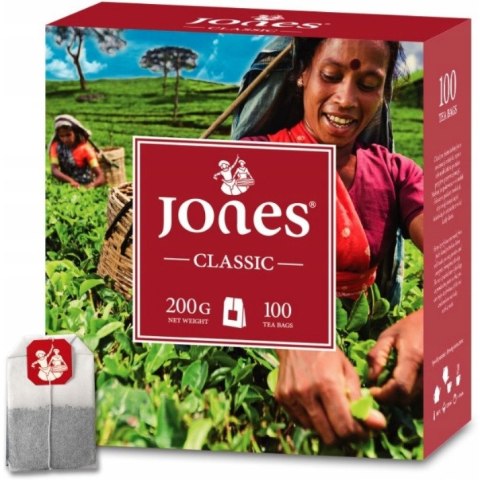 Herbata czarna JONES (100 torebek x 2g) Classic