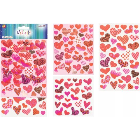 Naklejki SERCA mix wzorów 150szt. NK-8917 ALIGA Naklejki SERCA mix wzorów 150szt. NK-8917 ALIGA