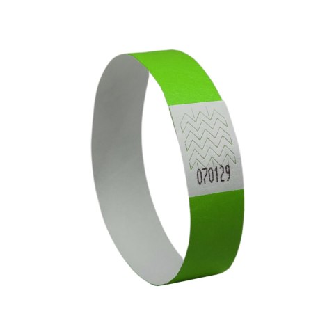 Opaski na rękę 256x19mm (50 arkuszy = 500 opasek) neonowe zielone TYVGN-50 AVERY Opaski na rękę 256x19mm (50 arkuszy = 500 opasek) neonowe zielone TYVGN-50 AVERY