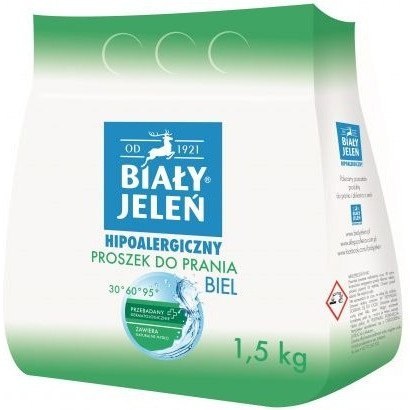 Proszek do prania BIAŁY JELEŃ 1,5kg do białe