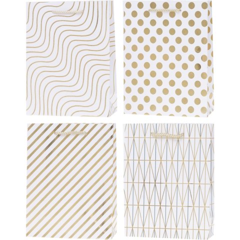 Torebka prezentowa 18x23x8cm Lux HS wz. Graficzne Y A5 ROZETTE Torebka prezentowa 18x23x8cm Lux HS wz. Graficzne Y A5 ROZETTE