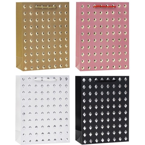 Torebka prezentowa 26x32x10cm TG-23133-HS-A4 ROZETTE Torebka prezentowa 26x32x10cm TG-23133-HS-A4 ROZETTE
