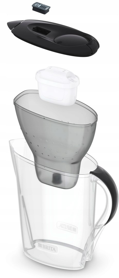 Dzbanek filtrujący BRITA Marella grafitowy 2,4l + 3szt filtr do wody Maxtra Pro Pure Performance