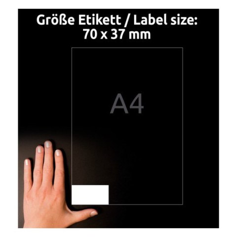 Etykiety białe ULTRAGRIP 70x37mm (10 arkuszy = 240 etykiet) 3474-10 AVERY ZWECKFORM