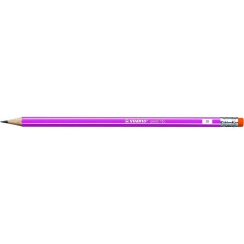 Ołówek STABILO 160 z gumką 2B różowy 2160/ 01-2B Ołówek STABILO 160 z gumką 2B różowy 2160/ 01-2B