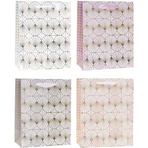 Torebka prezentowa 18x23x10cm TG-24037-HS-A5 ROZETTE Torebka prezentowa 18x23x10cm TG-24037-HS-A5 ROZETTE