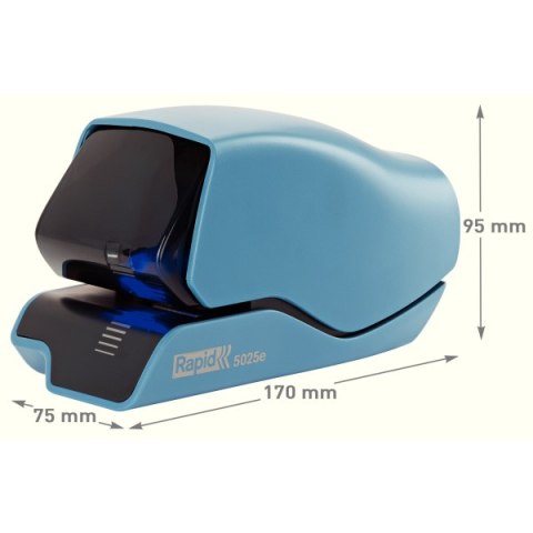 Zszywacz elektryczny Supreme 5025e EU RAPID niebieski 25 kartek 25095202 Zszywacz elektryczny Supreme 5025e EU RAPID niebieski 25 kartek 25095202