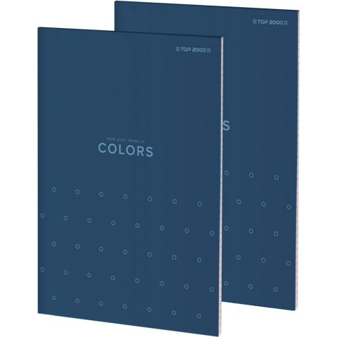 Blok notatnikowy A4 100k kratka COLORS 400169242 TOP 2000 Blok notatnikowy A4 100k kratka COLORS 400169242 TOP 2000