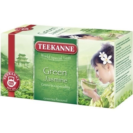 Herbata TEEKANNE zielona (20 kopert x 1,75g) GREEN TEA JAŚMIN Herbata TEEKANNE zielona (20 kopert x 1,75g) GREEN TEA JAŚMIN