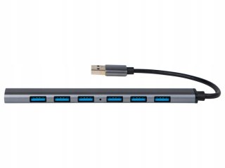 Hub USB-A BLOW 7xUSB 3.0 szary (86-070#)