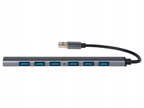 Hub USB-A BLOW 7xUSB 3.0 szary (86-070#)