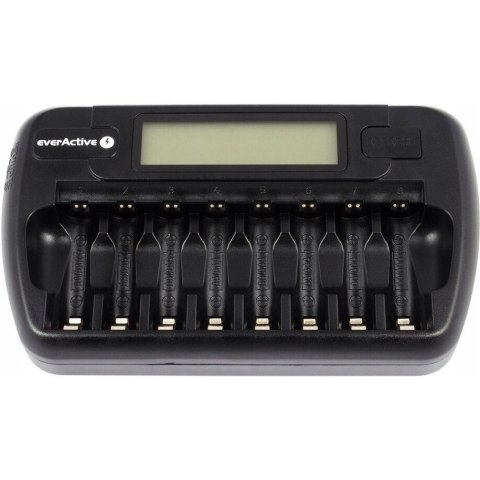 Ładowarka do akumulatorków Ni-MH EVERACTIVE AA/AAA NC-800 8 kanałów Ładowarka do akumulatorków Ni-MH EVERACTIVE AA/AAA NC-800 8 kanałów