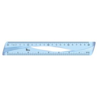 Linijka 20cm NIEBIESKA BL012-B TETIS
