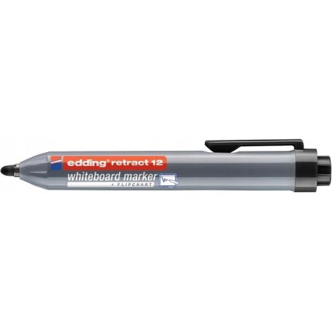 Marker do tablic automatyczny czarny okrągła końcówka 1.5-3mm Retract 12/001/N EDDING Marker do tablic automatyczny czarny okrągła końcówka 1.5-3mm Retract 12/001/N EDDING