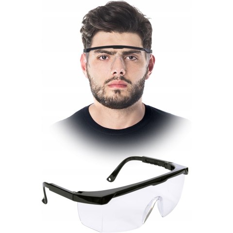 Okulary ochronne REIS FRAMBER przeciwodpryskowe przezroczyste (GOG-FRAMBER TB UNI) Okulary ochronne REIS FRAMBER przeciwodpryskowe przezroczyste (GOG-FRAMBER TB UNI)