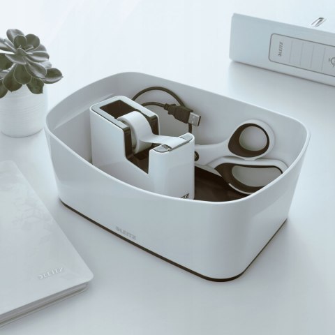 Pojemnik bez pokrywki MyBox, biało-czarny 52571095 Pojemnik bez pokrywki MyBox, biało-czarny 52571095