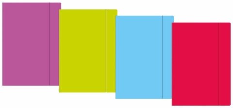Teczka A5+ z gumką FLUO mix kol (10szt.) INTERDRUK Teczka A5+ z gumką FLUO mix kol (10szt.) INTERDRUK