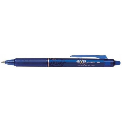 Wymazywalne pióro kulkowe FRIXION CLICKER 1.0 niebieski BLRT-FR10-L PILOT