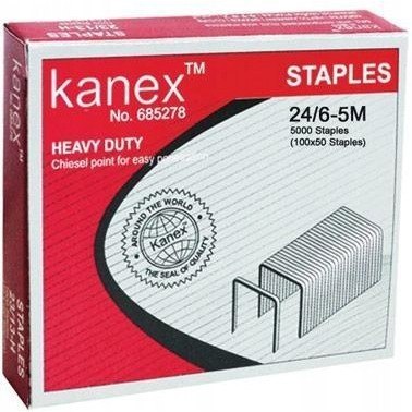 Zszywki 24/6-5M KANEX NO.24/6-5M Zszywki 24/6-5M KANEX NO.24/6-5M