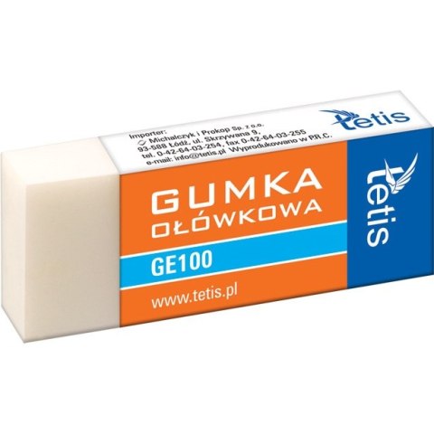 Gumka ołówkowa GE100 TETIS Gumka ołówkowa GE100 TETIS