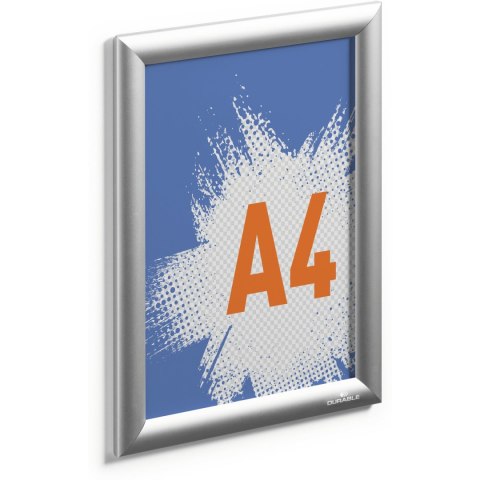 Ramka zatrzaskowa aluminiowa A4 srebrna 479623 DURABLE Ramka zatrzaskowa aluminiowa A4 srebrna 479623 DURABLE